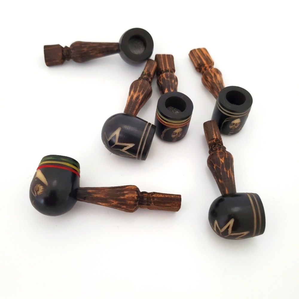 Set of 6 New Artisanal Pipes